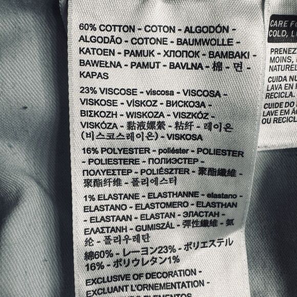 Levis 311 Shaping Skinny Jeans 33 (36x29) Dark Wash Blue Denim Stretch Womens - Picture 6 of 11